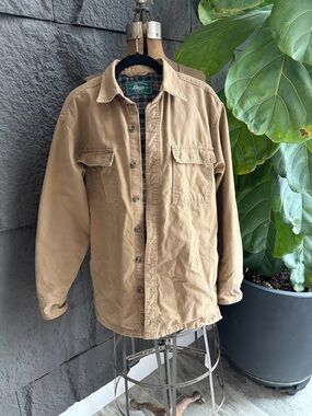 Bass Men's Tan canvas Jacket